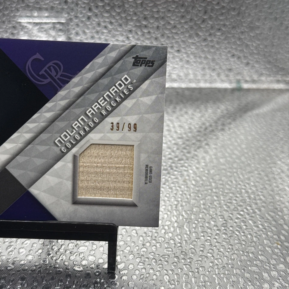 2018 Topps - Major League Material Series 2 Black #MLM-NA Nolan Arenado /99 - Image 2 of 4