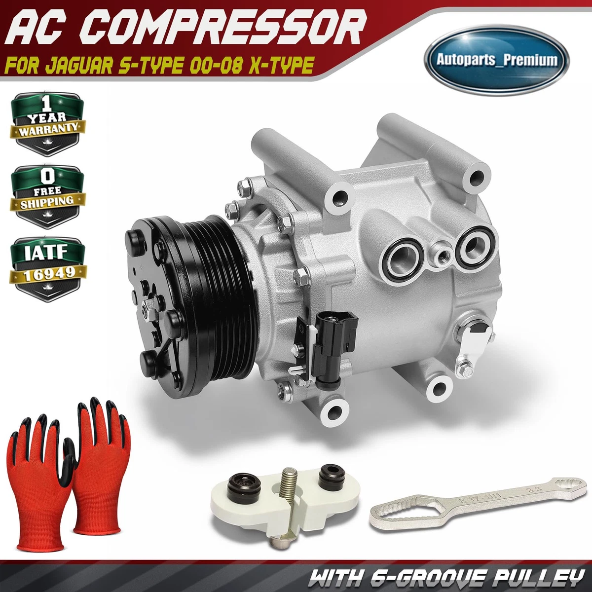 A/C Compressors & Clutches for Jaguar S-Type for sale | eBay