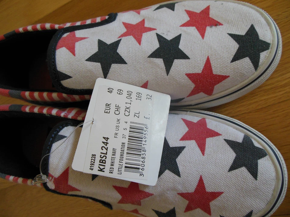 Quiksilver zapatos de lona plimsolls niño 10, 2-2.5-3, 4, 5 Reino Unido, 28 36 37 Nuevos   Foto 2 de 4