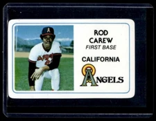 ROD CAREW 1981 PERMA GRAPHICS SUPER STAR CREDIT CARD