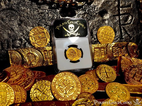 MEXICO 1715 DATED 4 ESCUDOS NGC 58 “1715 FLEET” PIRATE GOLD TREASURE COB COIN - Picture 17 of 23