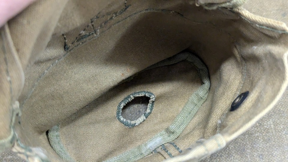 WWII USMC Canteen Cover Dog Ear Cover with drain hole eBay