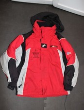 youth size 12 ski, snowboard coat, Nordica red unisex winter coat