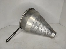 Vintage Kitchen Craft Aluminum Metal Food Mill Strainer Sieve No Stand 8” Tall