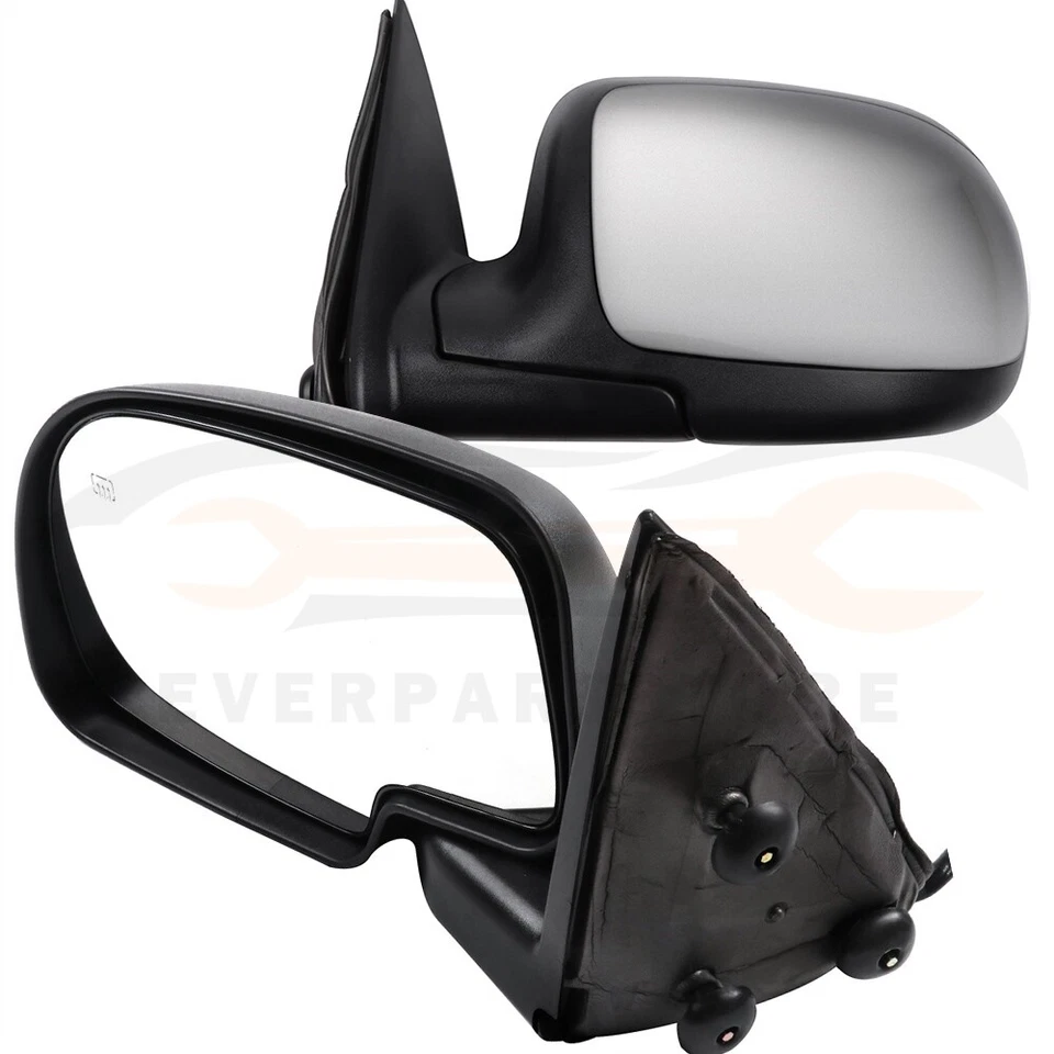 Pares de espejos retrovisores exteriores térmicos eléctricos para Chevy Silverado 1500 GMC 99-02 Foto 2 de 4