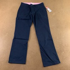 Cat  Jack Girls Size 12 Plus Fighter Pilot Blue Uniform Straight Chino Pant NWT