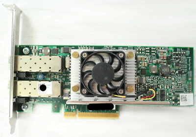Dell Broadcom 57810s Dual Port 10 GB PCIe Converged Network Adapter - N20KJ