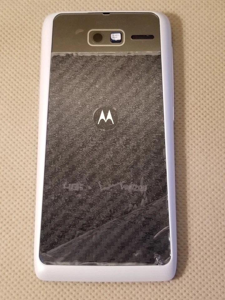 NEW Motorola OEM Back Cover Housing Door NFC - DROID RAZR M XT907 XT905 (WHITE) - Image 3 of 4
