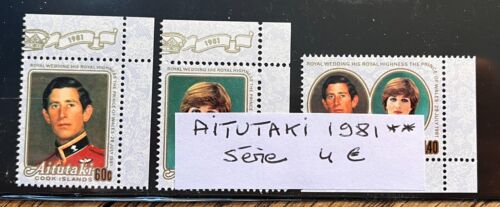 NEW 1981 SERIES AITUTAKI STAMPS ** MNH - Picture 1 of 1