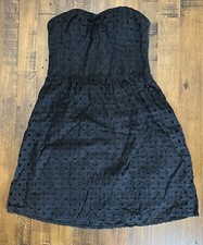 Strapless Eyelet Size 0 American Eagle Black Dress