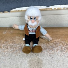 Star Bean Geppetto Disney Classic Pinocchio Plush W/Tag