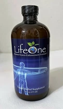 LIFEONE FORMULA LIQUID HERBAL SUPPLEMENT PATENTED IMMUNE SUPPORT 16oz MSRP $149