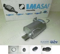 Imasaf ESD Auspuff Endtopf für Mitsubishi Outlander II 2.4 4WD 2007-2012+ZubehöR