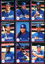 1998 Mothers Cookies LOS ANGELES DODGERS Team Set BONILLA KARROS SHEFFIELD YOUNG