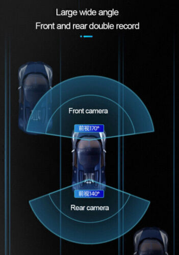 Car Dash Camera With 32GB SD Card HD 1080P LCD Dual Lens Front And Rear Cam UK - Picture 5 of 11