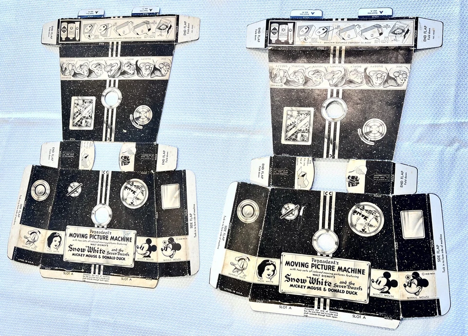 Antigua máquina de imágenes en movimiento de Blancanieves de Disney 1938 Pepsodent - RARA Foto 4 de 4