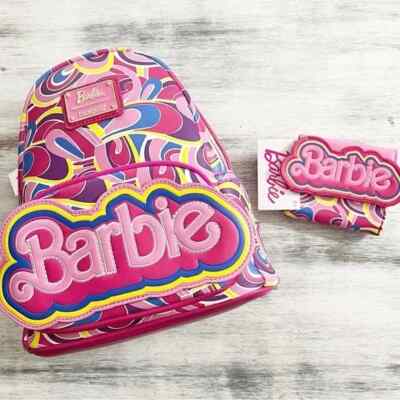 Loungefly 30th Anniversary Of Tolally Hair Barbie Mini Back Pack Barbie Totally Hair 30th Anniversary Mini-Backpack main image 2