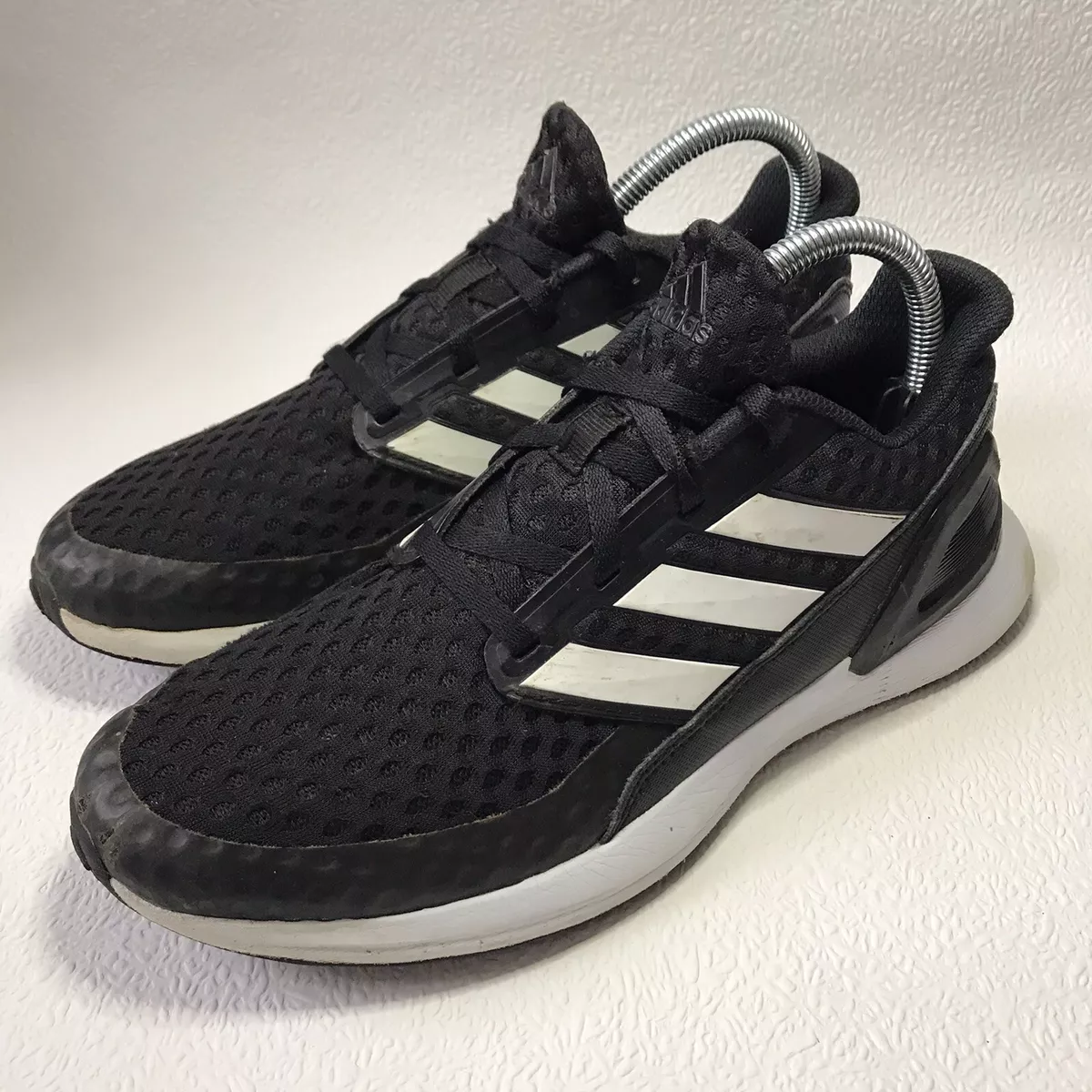 Adidas Rapidarun EF9242 Running Shoes Fit Foam Sz UK 5.5 Black