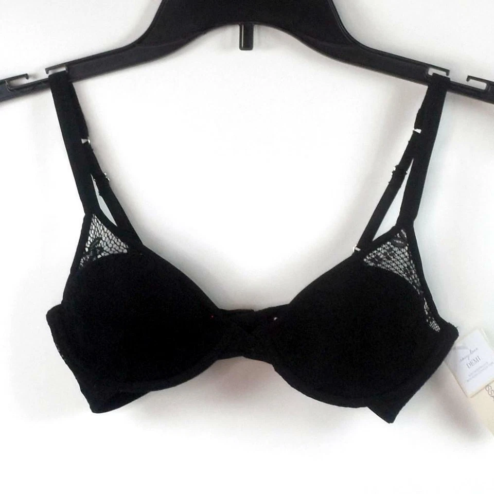 Sujetador On Gossamer Racy Lace Demi Elige Talla y Color G3160 Nuevo Foto 2 de 4