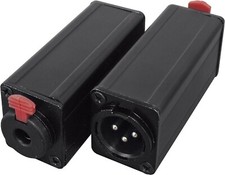 SKP Pro Audio JFXM Aluminium Adapter 1/4'' Mono with Audio Transformer