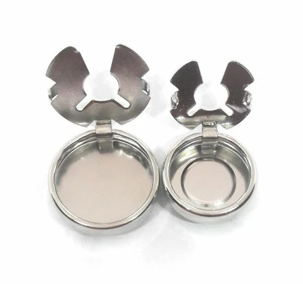 CONJUNTO DE 7 CAPAS DE BOTÃO CAMISA POEIRA DIAMANTE PRETO - Imagem 3 de 4