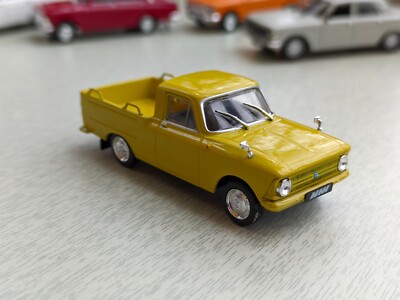Diecast Soviet car Moskvich IZH 27151 Pickup DeAGOSTINI 1/43 Scale