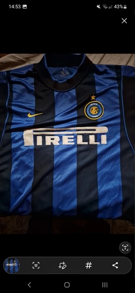 camiseta inter milan retro original