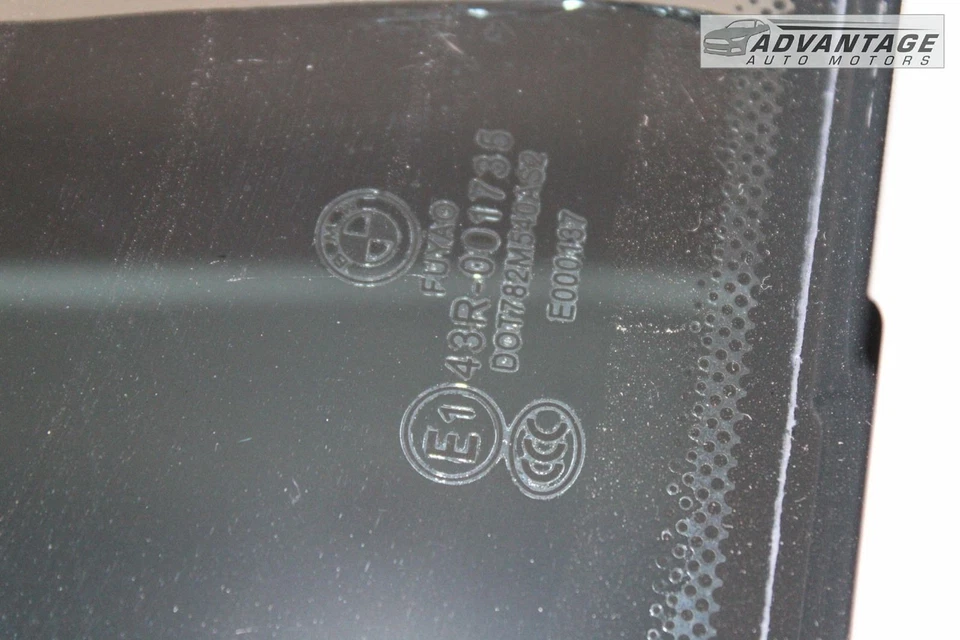 2016-2018 BMW 330E F30 REAR RIGHT DOOR SHELL PANEL GLACIER SILVER METALLIC OEM - Image 3 of 4