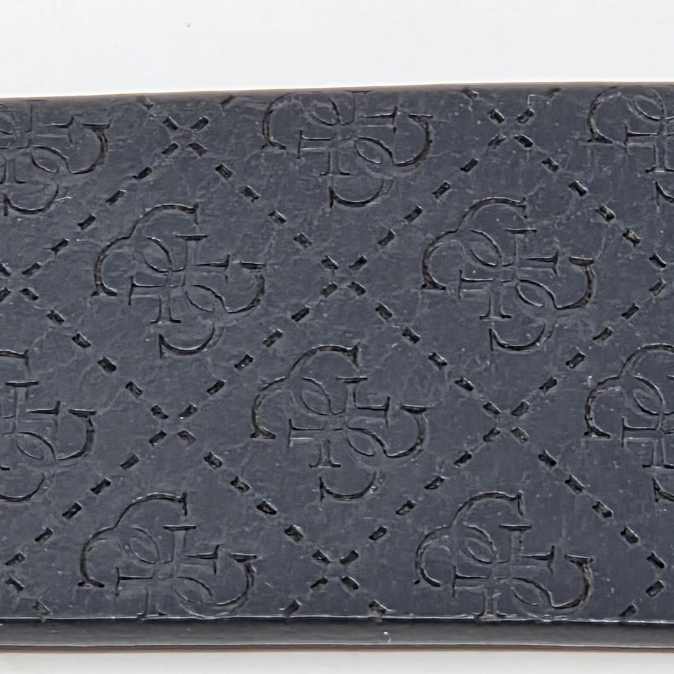 Cinturón Guess Cuero Genuino Negro 11GJ020005 XL (42-48) Logo Repujado Nuevo con Etiquetas Foto 3 de 4