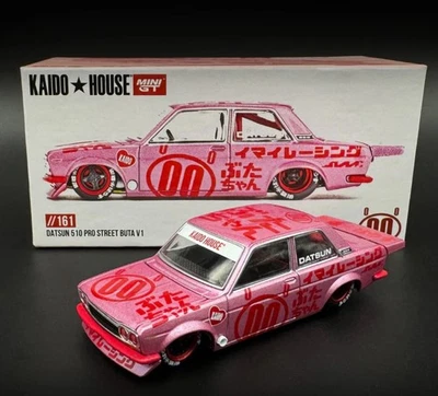 TRUESCALE MINIATURES Mini GT x Kaido House No.161 Datsun 510 Pro Street Buta V1