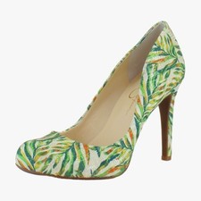 Jessica Simpson Calie Womens Heels Green Multi