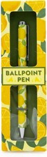 Lemons Ballpoint Pen in Gift Box ? Black Ink Twist Nib ? Stylish Writing Pe