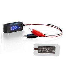 Universal Battery Checker - 6V/12V/24V/48V - LCD Display