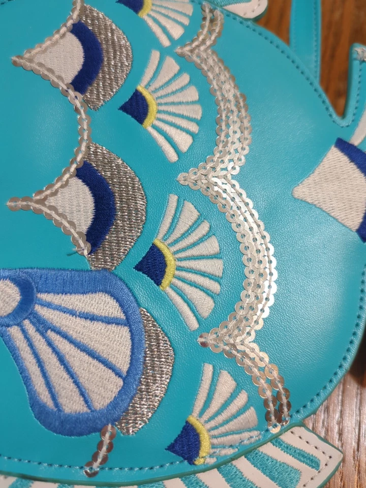 Gymboree True Blue Summer Purse Fish Beach Angle Fish - Image 3 of 4