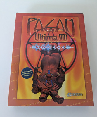 Ultima VIII 8 Pagan - Speech Pack, PC, MS-DOS CIB, OVP