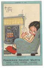 MALLET Béatrice PUBLICITE Fonderies Nestor Martin  " satisfaction "