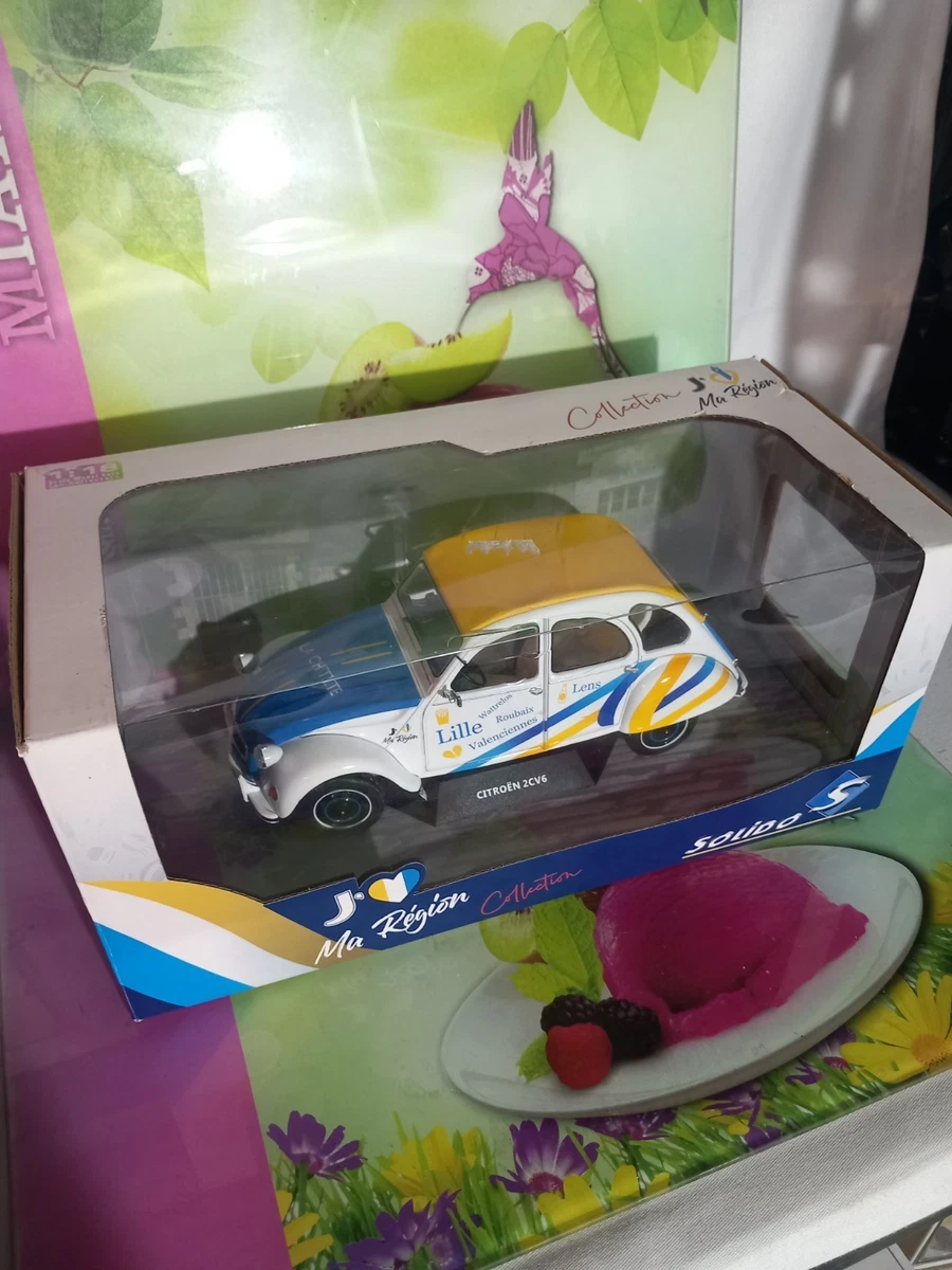 Solido Citroën 2CV 1966 Toit Ouvrant 1/18 – Modèle De Collection Rue – 8028-01