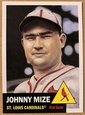 2025 Topps Living Set #830 Johnny Mize St. Louis Cardinals HOF