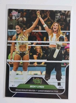 Topps WWE Wrestling 2025 - Card 063 - Becky Lynch - Black Limited #/10