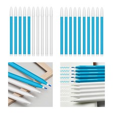 10x Fabric Markers Fabric Marking Pens Water Soluble Disappearing Ink Temporary