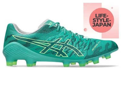 ASICS DS LIGHT ACROS 3 1101A070 300 Aurora Green Misty Pine Men Soccer Shoes