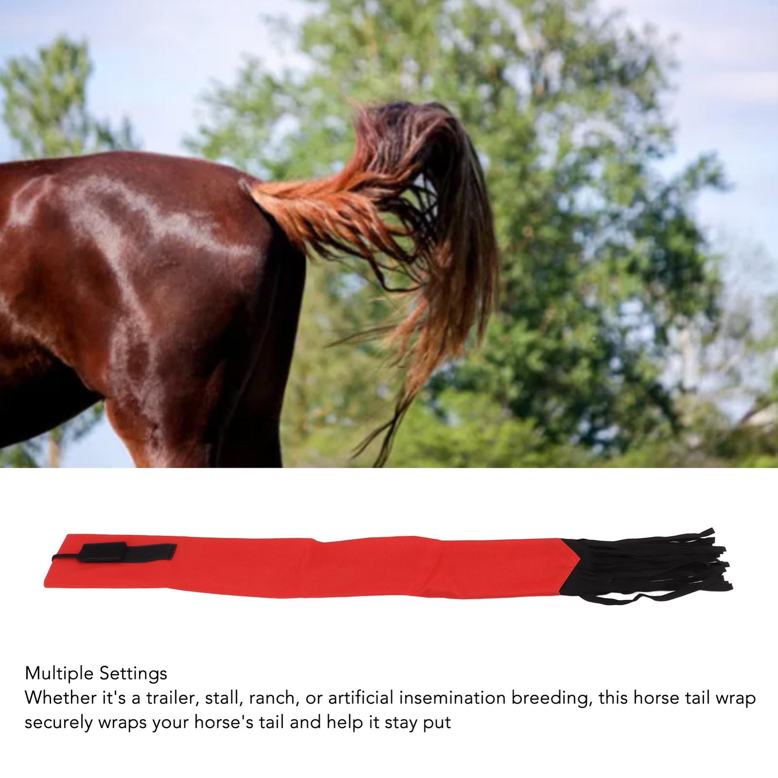 Horse Tail Bag Horsetail Protector Non Woven Fabric Horsetail Guard Anti Bite UK