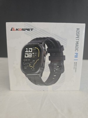 NIB KOSPET MAGIC P10 Smart Watch Black 22MM Strap