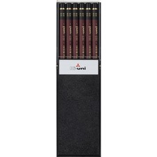 Uni HiUni Wooden Pencil 2B Box 12 HU2B Premium Sketching Drawing Stationery