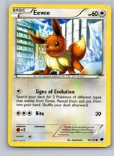 Eevee 90/116 Common Plasma Freeze Pokemon Heavily Played on eBay