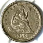🥶🦅🇺🇸🗽🪨😎PCGS XF45 1856 O SEATED LIBERTY QUARTER
