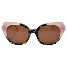 BETSEY JOHNSON - TIME TO SHINE PNK 53/20/145 PINK TORT NEW Authentic SUNGLASSES