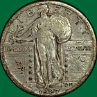 1927 Standing Liberty Quarter Choice Extremely Fine XF+ Coin #37777
