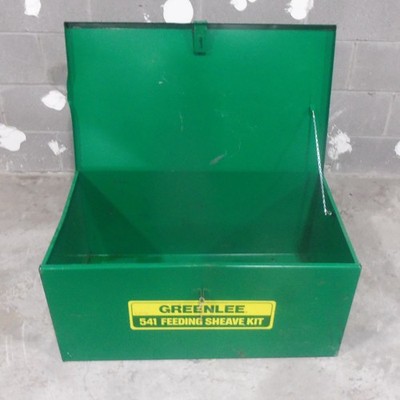 GREENLEE 541 FEEDING SHEAVE KIT METAL BOX 32'' x 19'' x 15'' LOCKABLE TOOL GANG AK