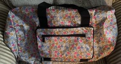 ECO CHIC FALTBARE ERWEITERBARE REISETASCHE KABINENTASCHE REISETASCHE Ditsy Floral